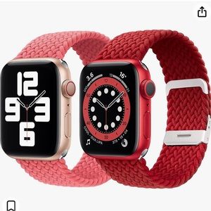 LORALA iWatch Bands 42/44mm Braided bands w BucklesAdjustable Loop Strap Stretch